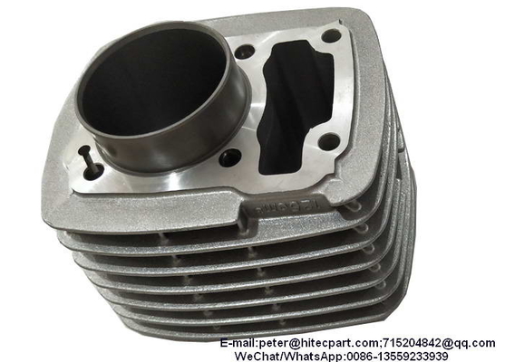 الجودة  Silver Motorcycle Engine Block CB125 / KYY125 Dia.52.4mm Precise Machining Size مصنع