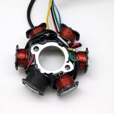 مولد GY6125 Magneto Stator Coil 6 Poles 350r / Min 11000r / Min For Scoot ATV