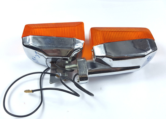 Winker مصباح بلاستيكي للدراجات النارية / ضوء V50 F و R البرتقالي غطاء أبيض